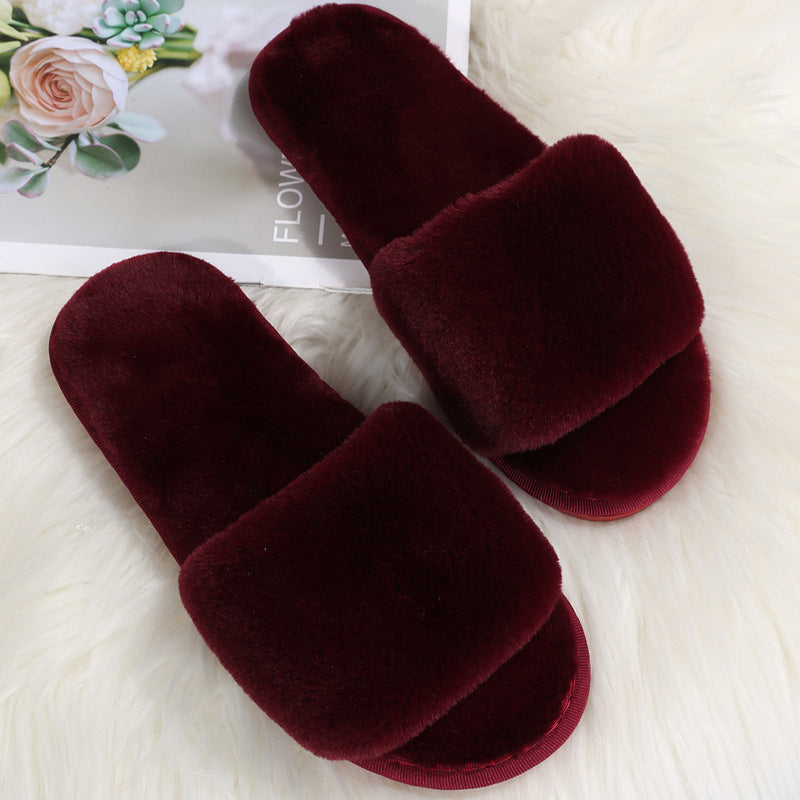 Fluffy Women's Plush Slippers