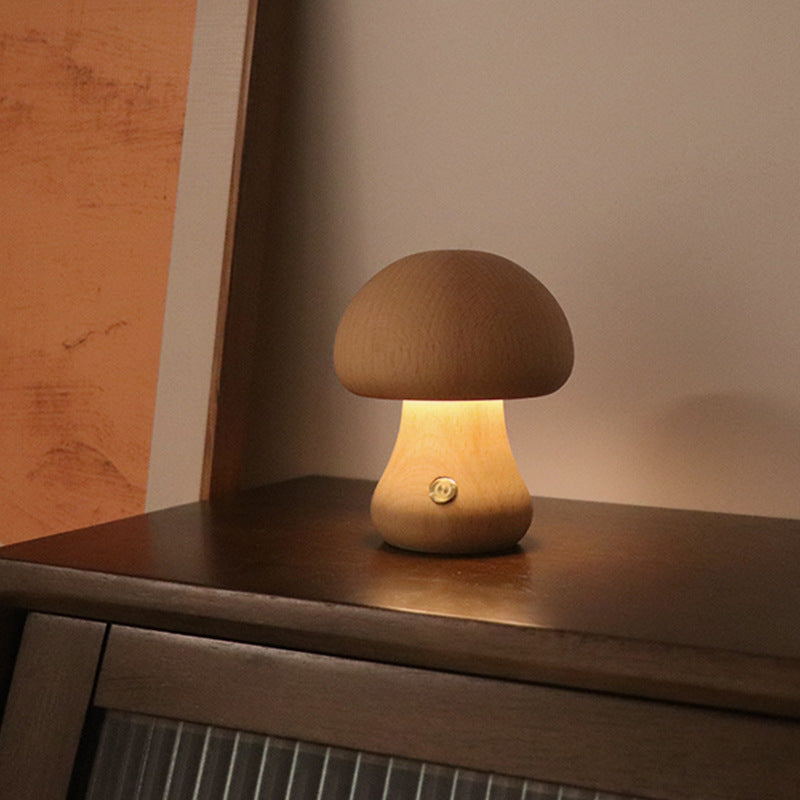 Mushroom LED Night Light w/Touch Switch