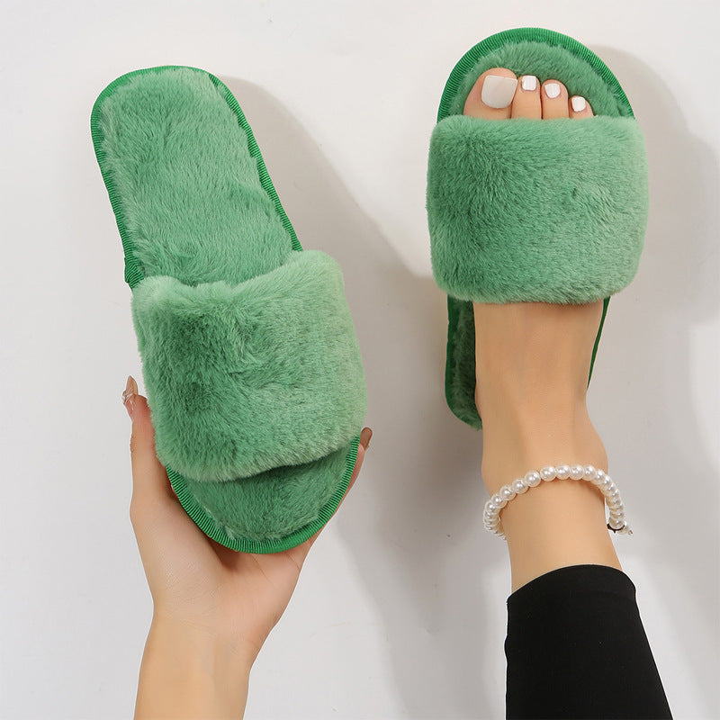 Fluffy Women's Plush Slippers
