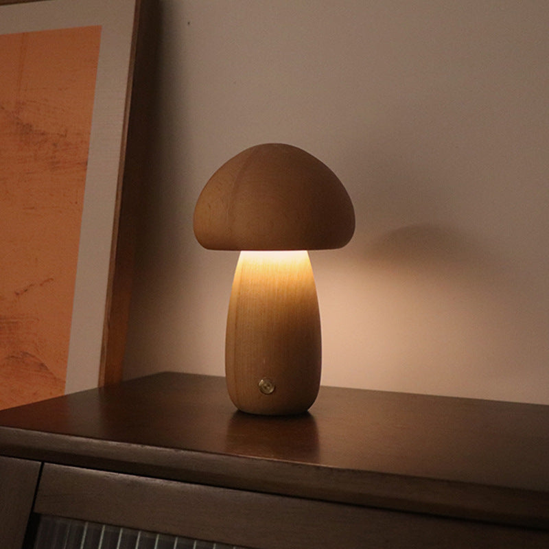 Mushroom LED Night Light w/Touch Switch