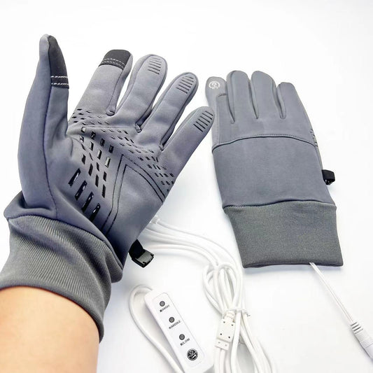 USB Electric Heating Gloves Cycling Touch Screen