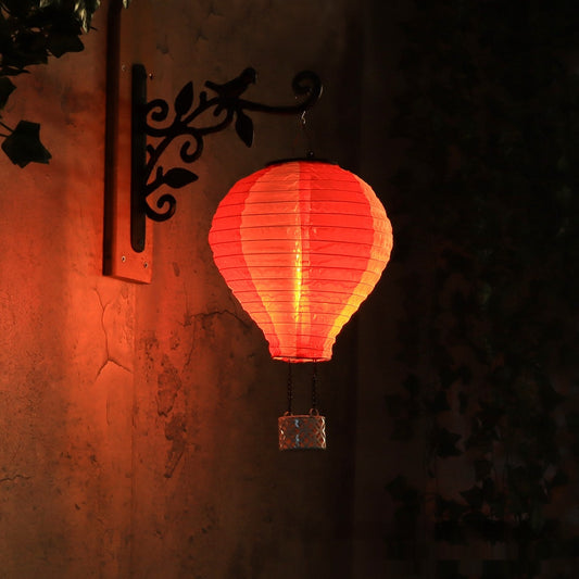 Solar Hot Air Balloon Lantern Lawn Lamp