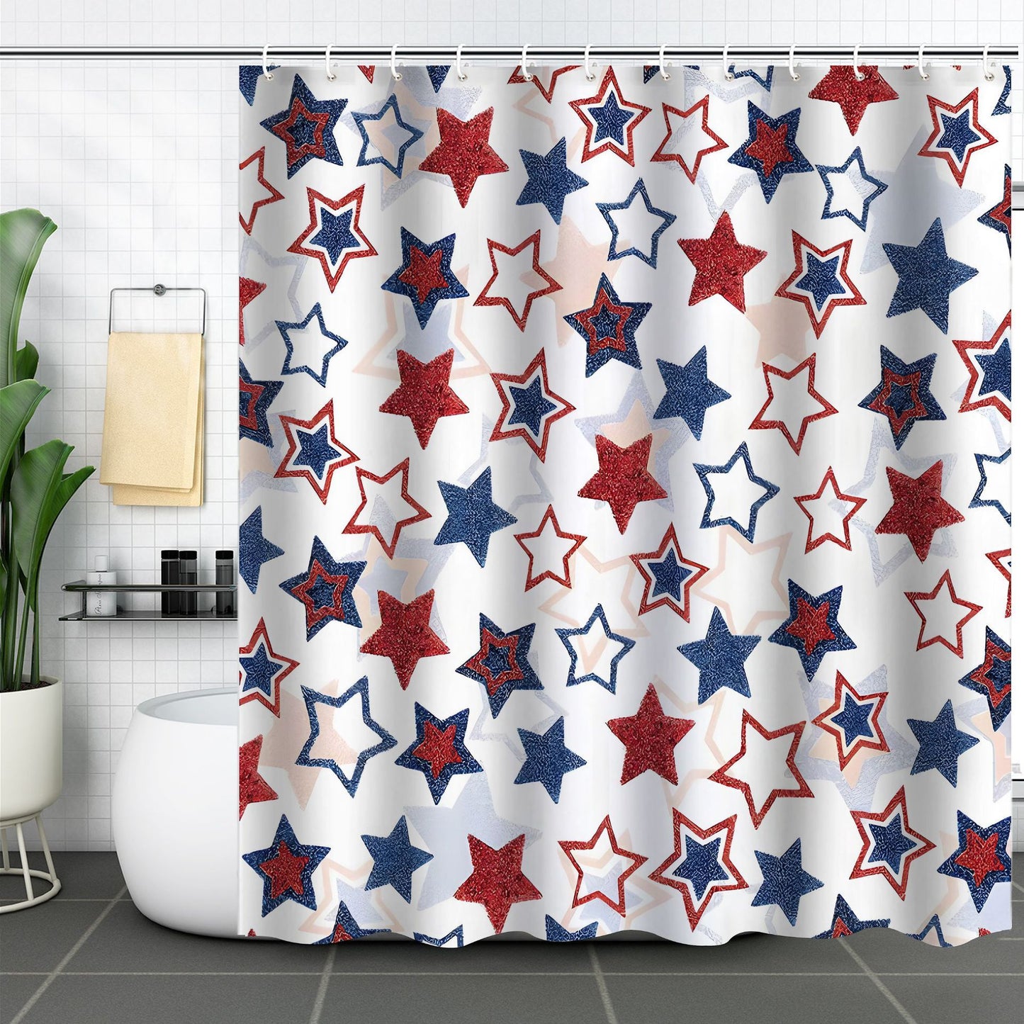Independence Day Shower Curtain- Multiple styles