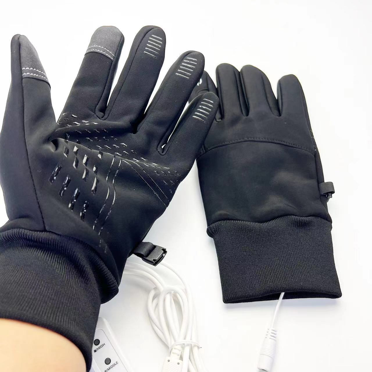 USB Electric Heating Gloves Cycling Touch Screen