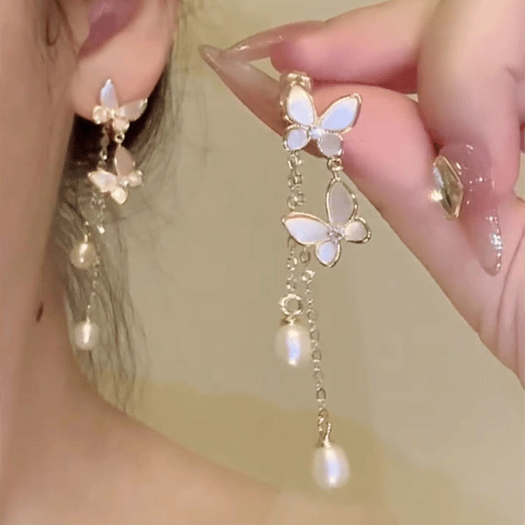 Butterfly Drop Earrings