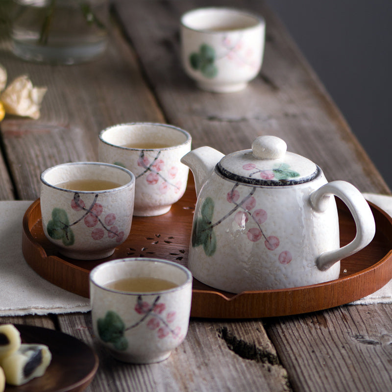 Japanese Style Ceramic Teapot Tea Set
