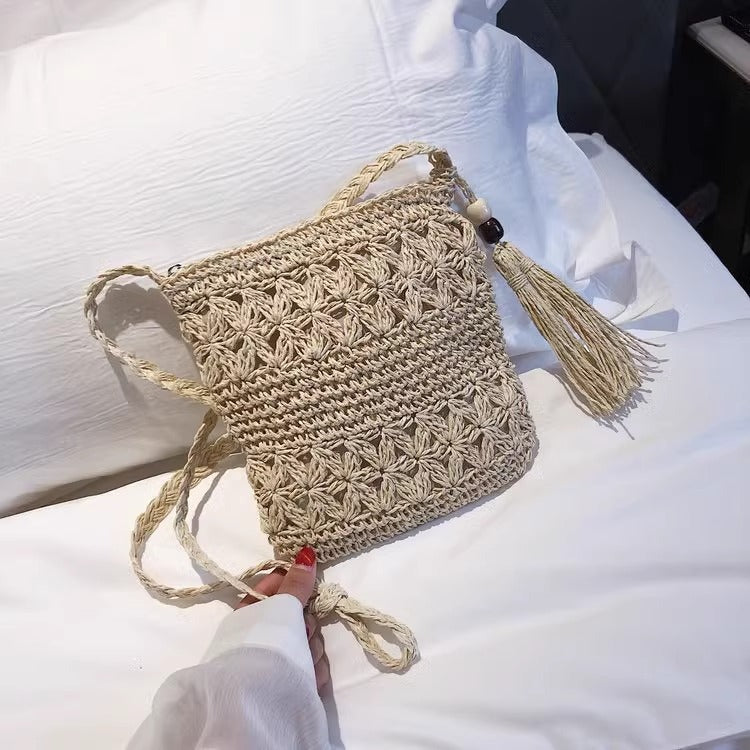 Woven Crossbody Handbag