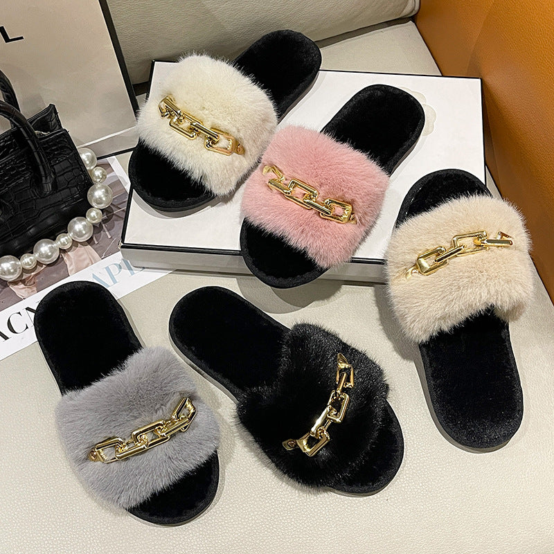 Women's Fashion Wool Slippers
