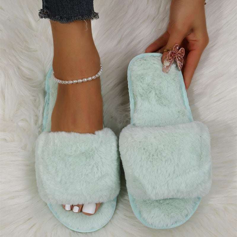 Fluffy Women's Plush Slippers
