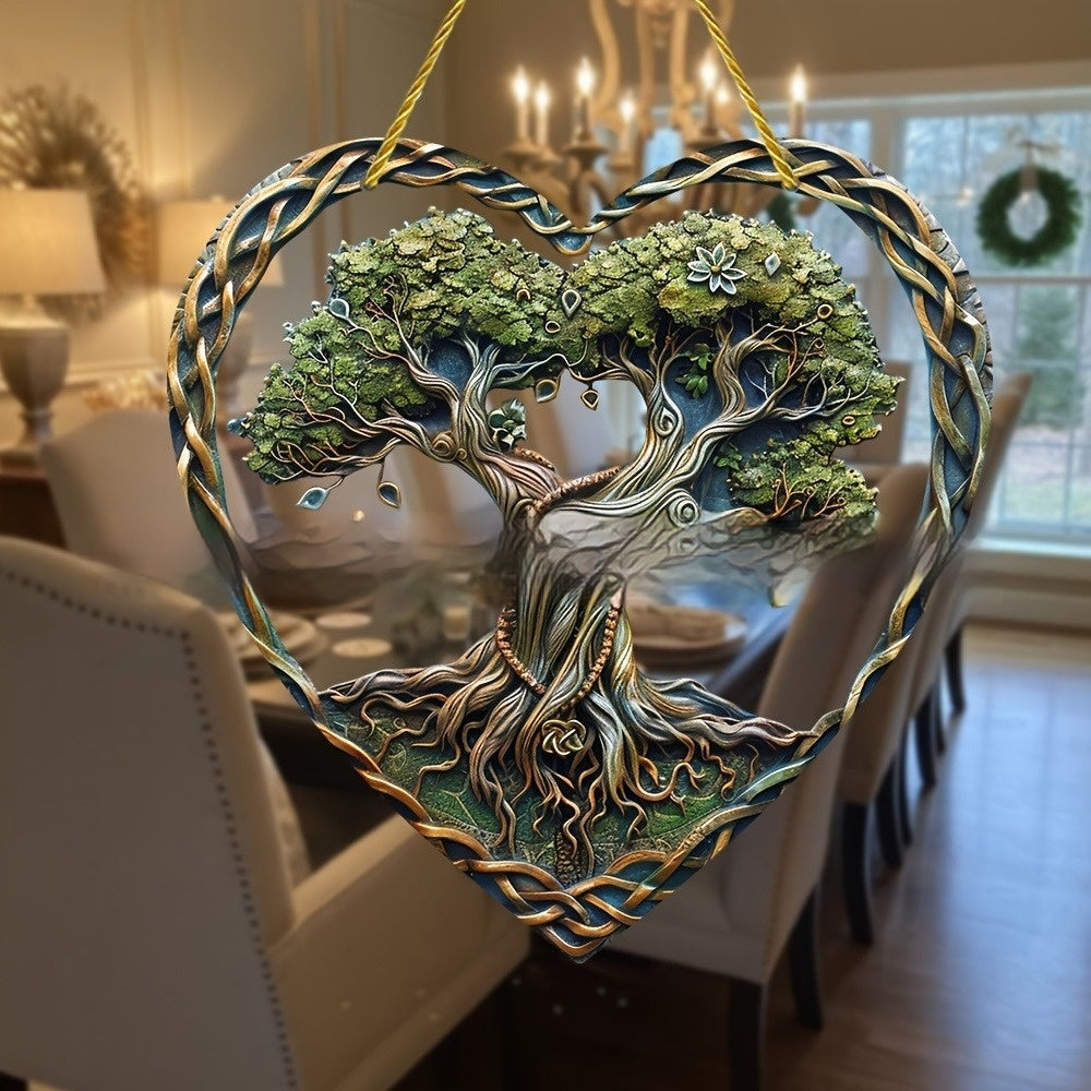 Heart shaped Stained Glass Suncatcher-Different Styles