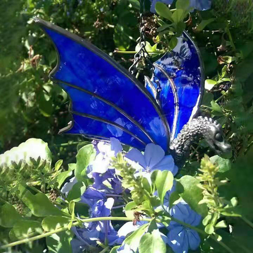 Dragon Stained Glass Suncatcher