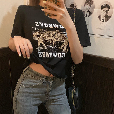 Girlboss-style Womens Basic Short-sleeve T-shirt