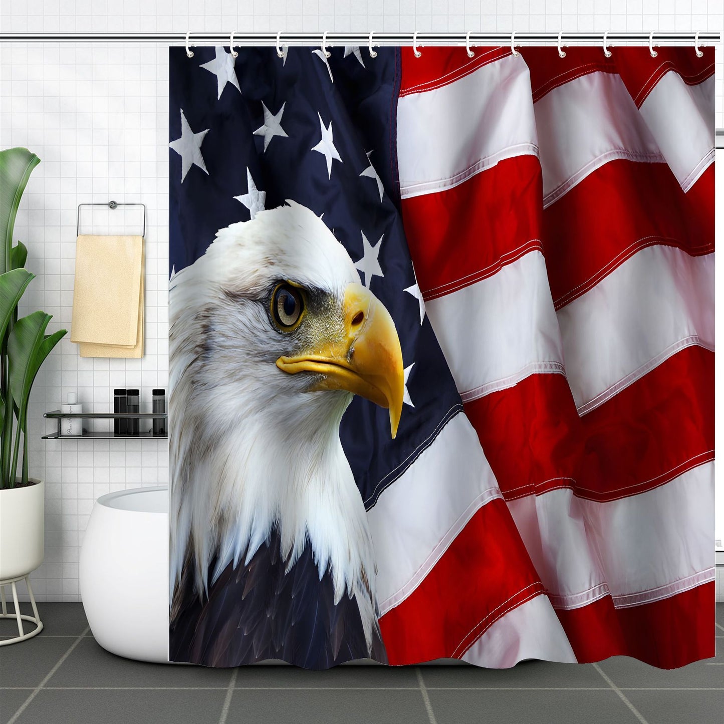 Independence Day Shower Curtain- Multiple styles