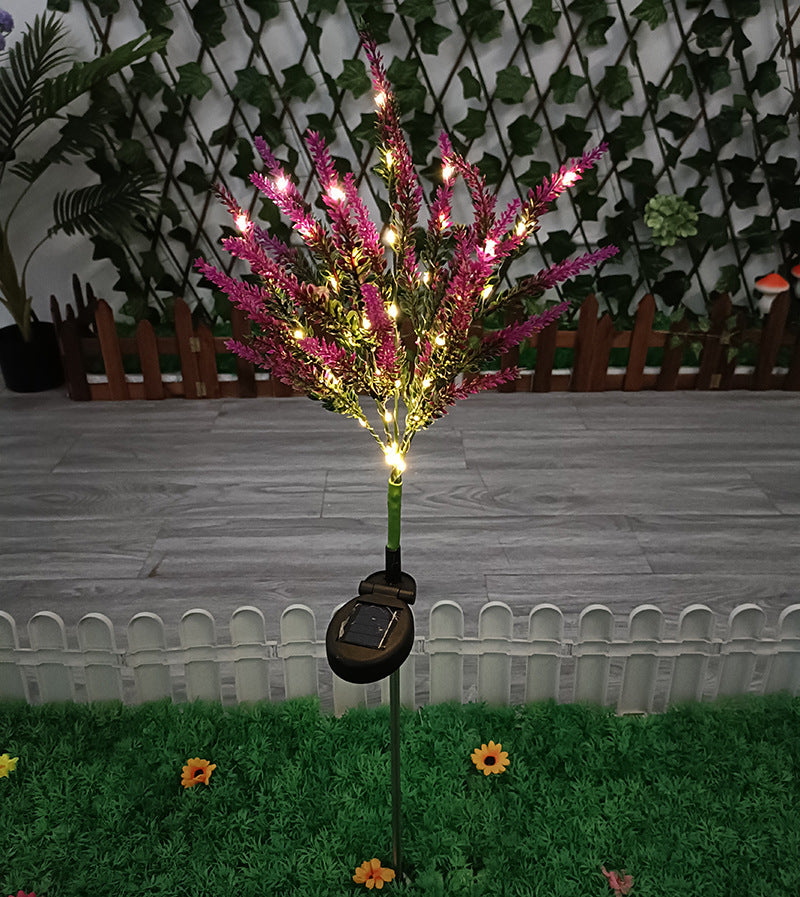 Outdoor LED Light Simulation Garden