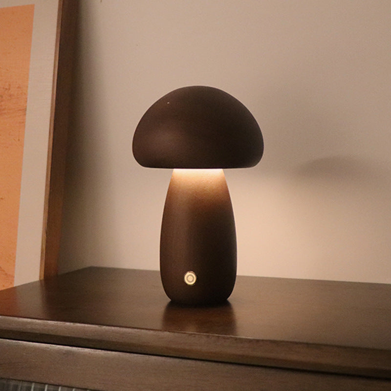Mushroom LED Night Light w/Touch Switch