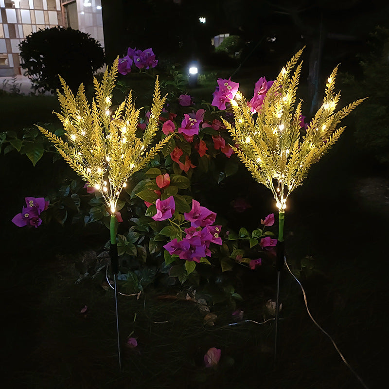 Outdoor LED Light Simulation Garden