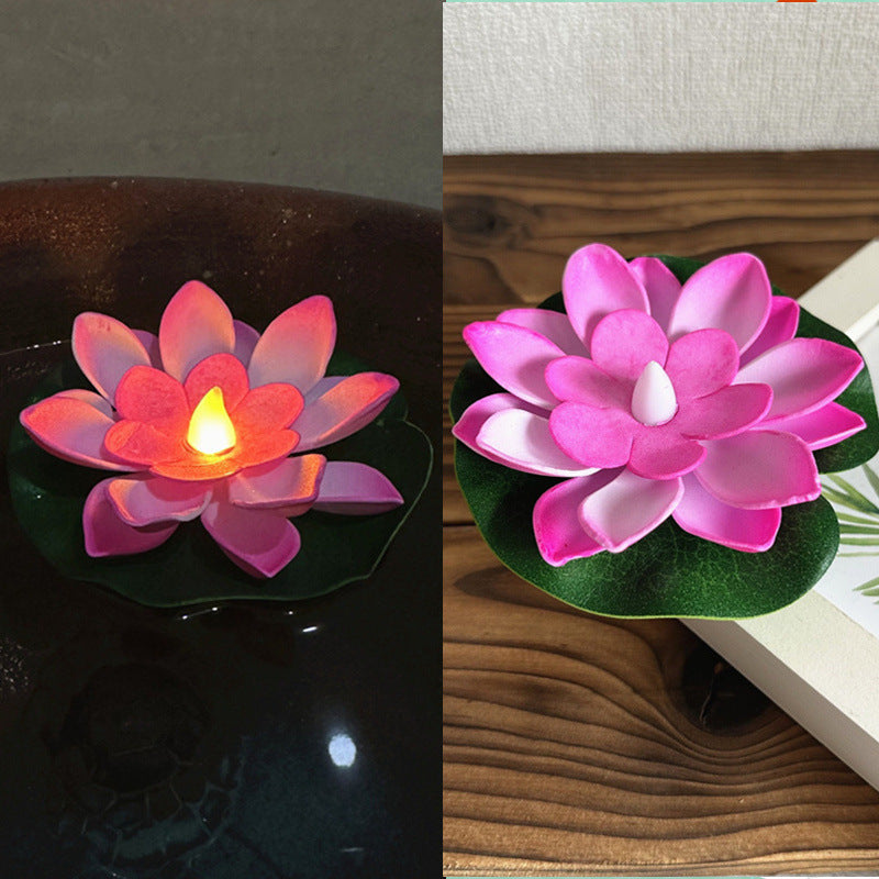 Floating Water Lotus Flowers