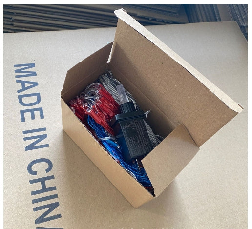 American Flag Net Light Independence Day Decorative String Lights