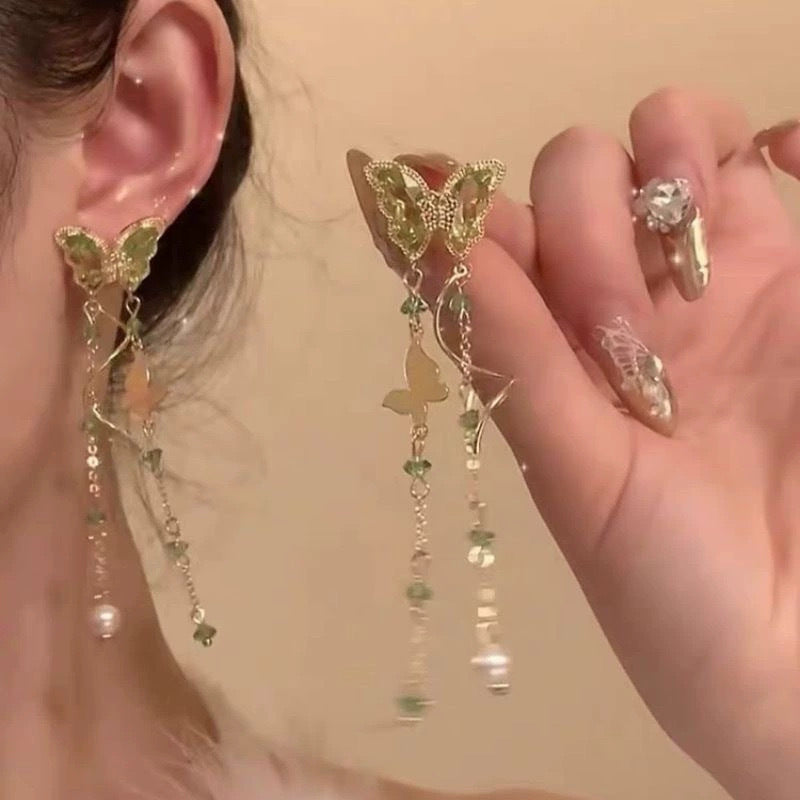 Butterfly Drop Earrings