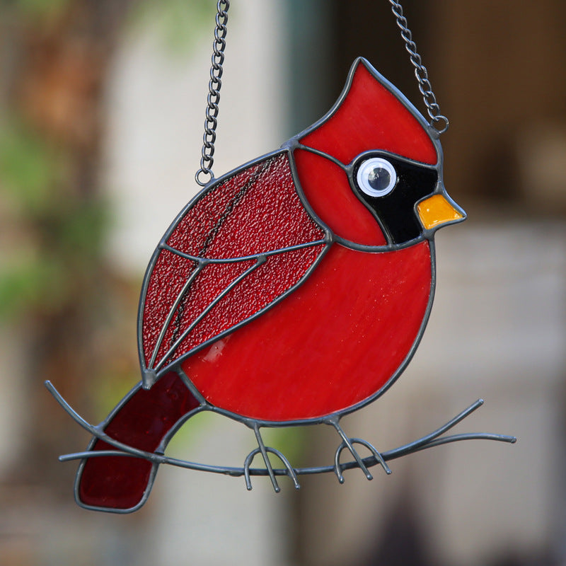 Fashion Stained Glass Bird Pendant
