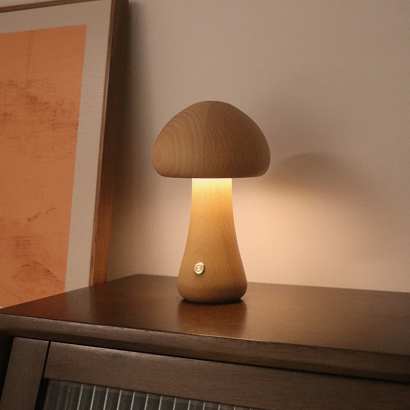 Mushroom LED Night Light w/Touch Switch