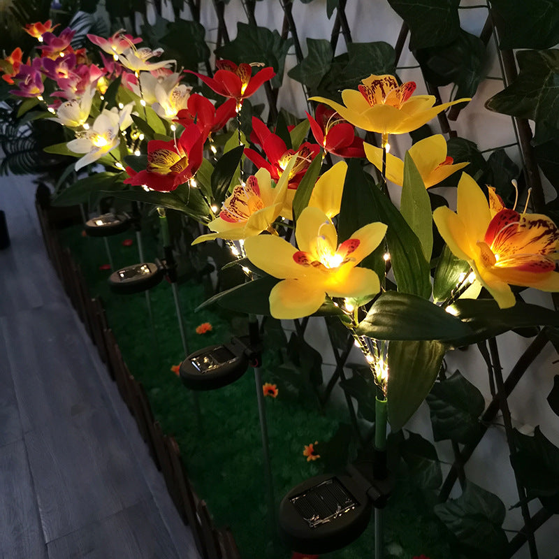 LED Orchid Outdoor Lights