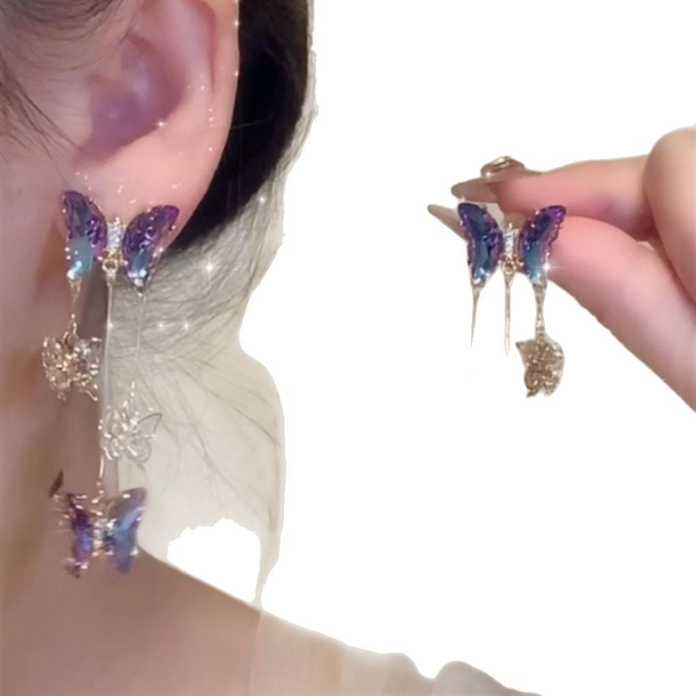 Butterfly Drop Earrings