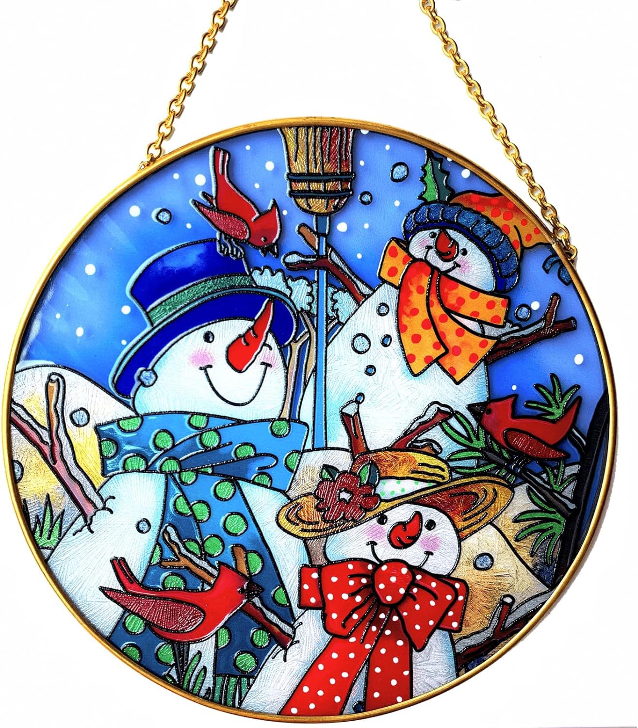 Christmas Stained Glass Suncatcher