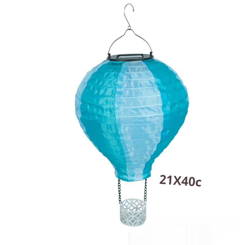 Solar Hot Air Balloon Lantern Lawn Lamp