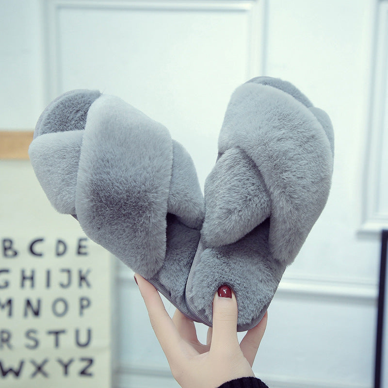 Flat Plush Slippers